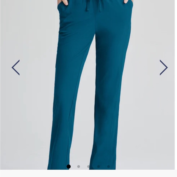 Caribbean Blue Scrub Women's Pants - Picture 1 of 3